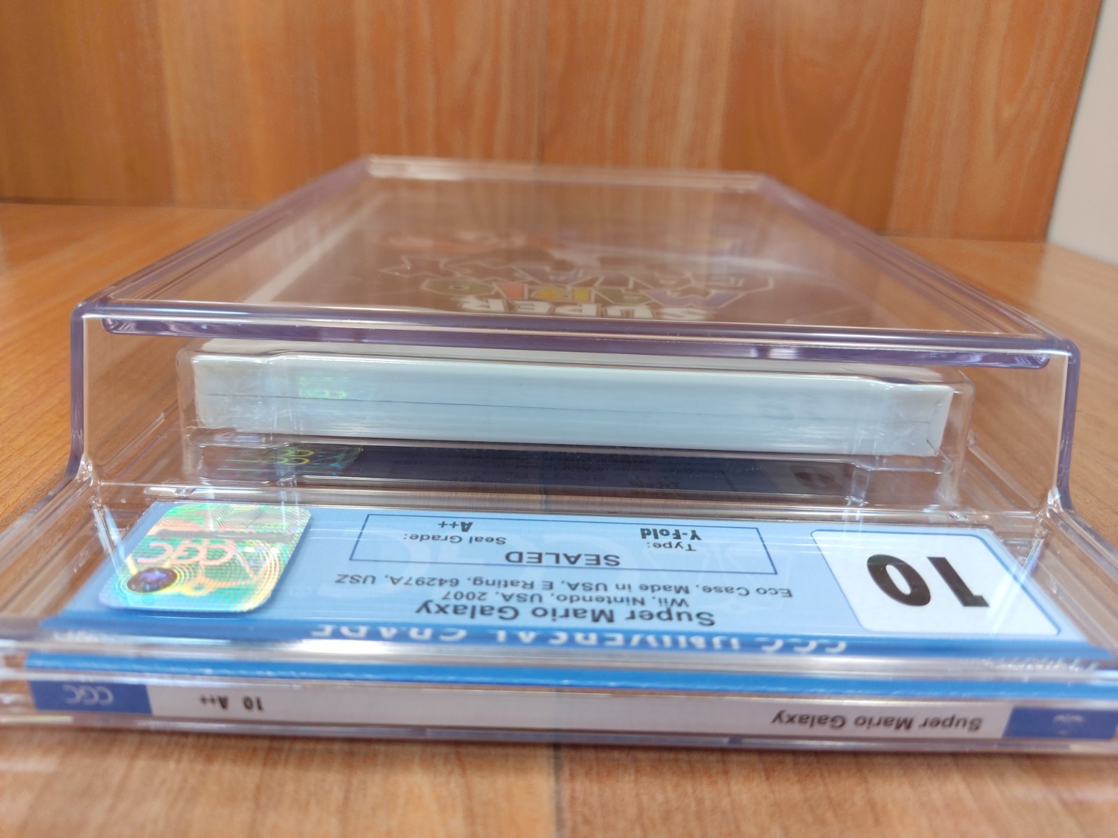CGC 10 A++ GEM MINTY factory sealed Super Mario Galaxy 1st Print Wii Not vga psa
