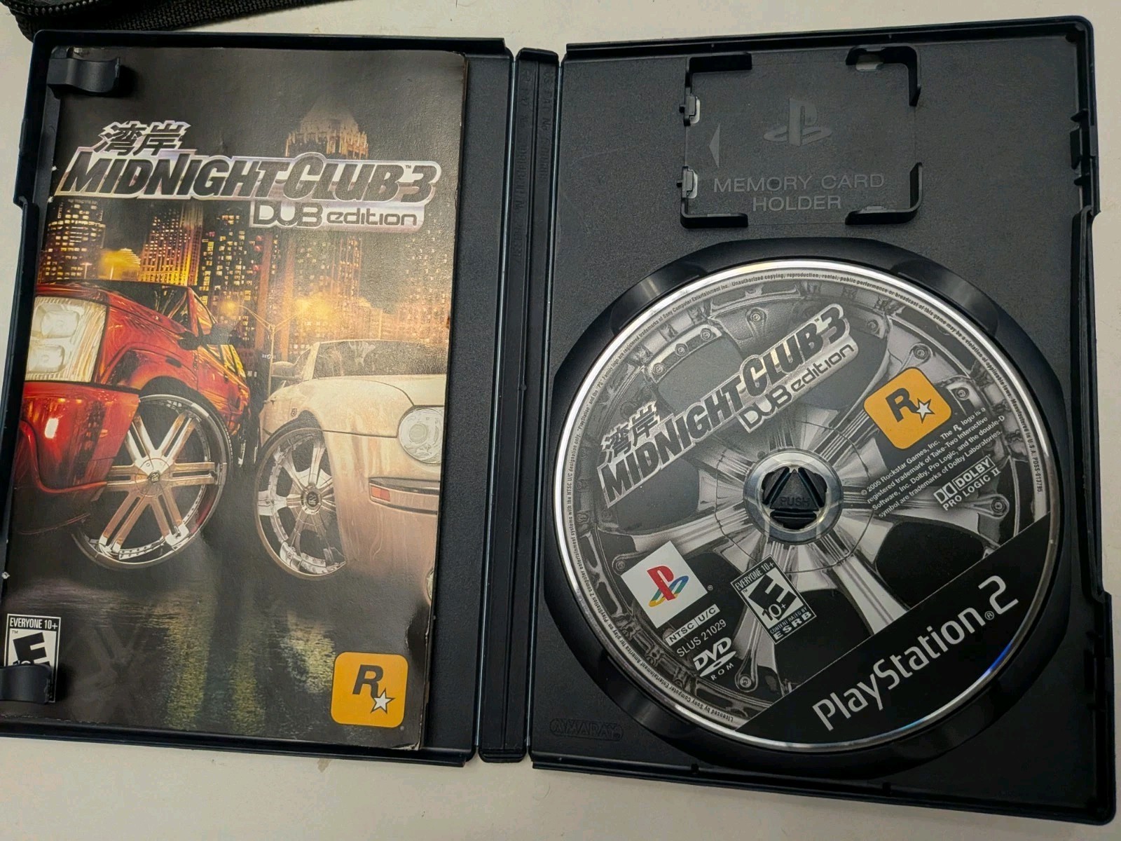 Midnight Club 3: DUB Edition Sony PlayStation 2 w/ Manual 2005 Video Game