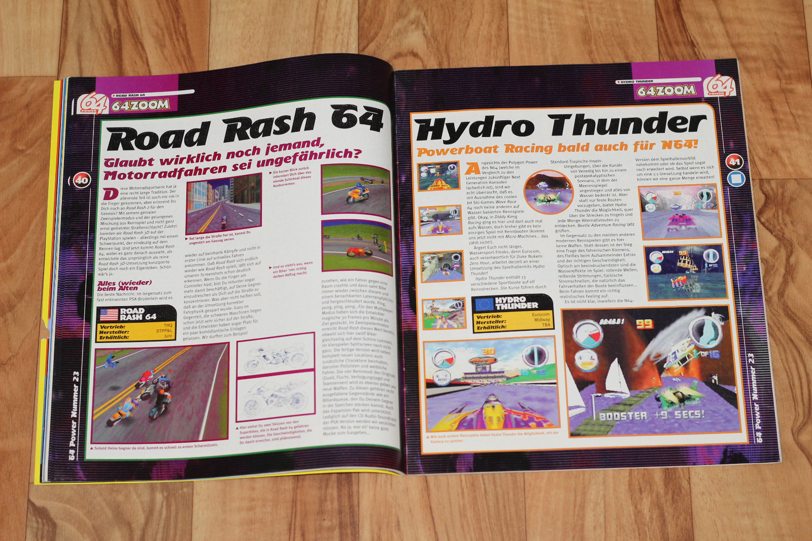 1999 Nintendo 64 Magazine Mario Golf Kart 64 Hybrid Heaven Road Rash Rayman 2