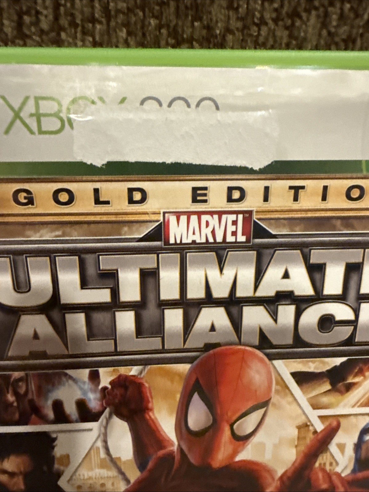 Marvel Ultimate Alliance Gold Xbox 360 With manual Excellent Disc See Notes