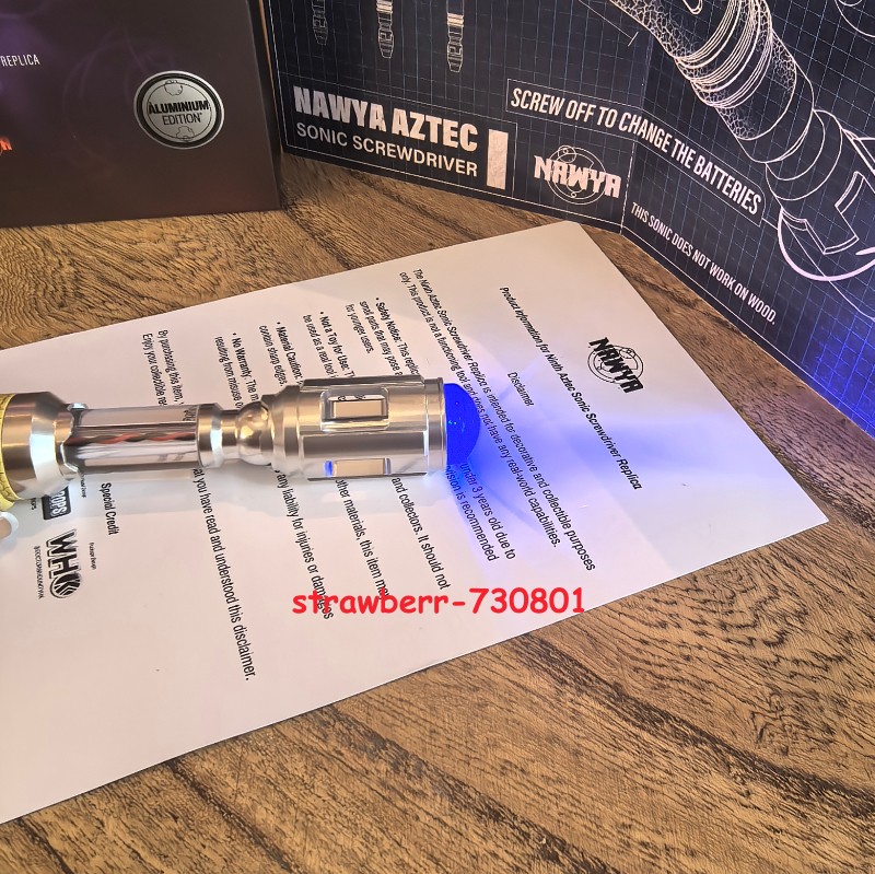Doctor Who 9th Metal Screwdriver Replica Led Scalable Halloween Cosplay Prop