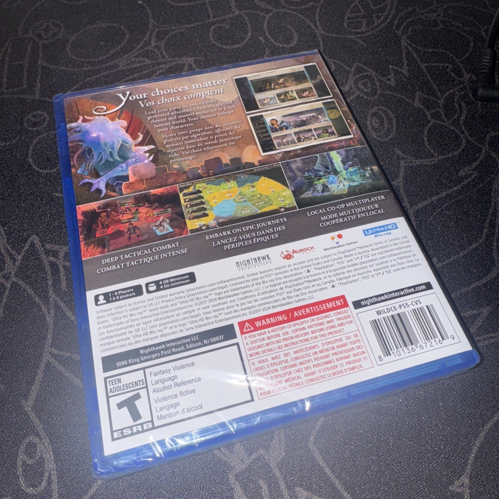 Wildermyth PS5 New Sealed Nighthawk Interactive WILDCE-PS5