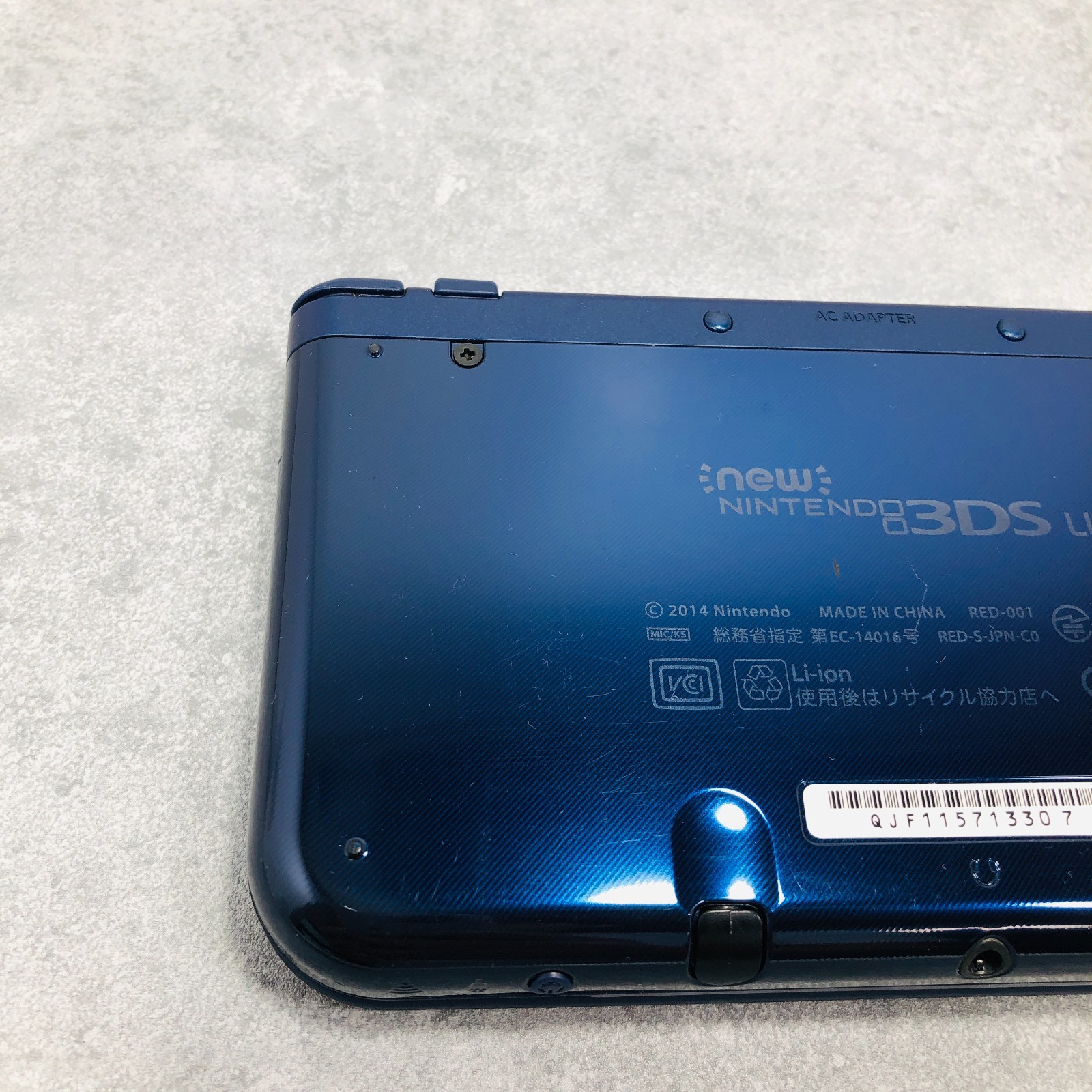 [Top IPS / EX+5] New Nintendo 3DS LL XL Metallic Blue NTSC-J Japanese ver 06-121