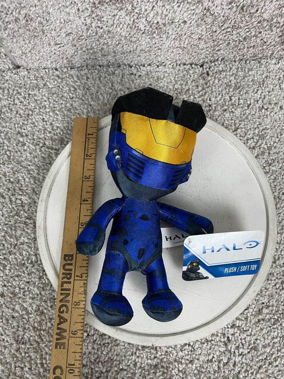 2019 Microsoft Studios 343 Industries Toy Factory 8″ Halo Plush Soft Toy Blue