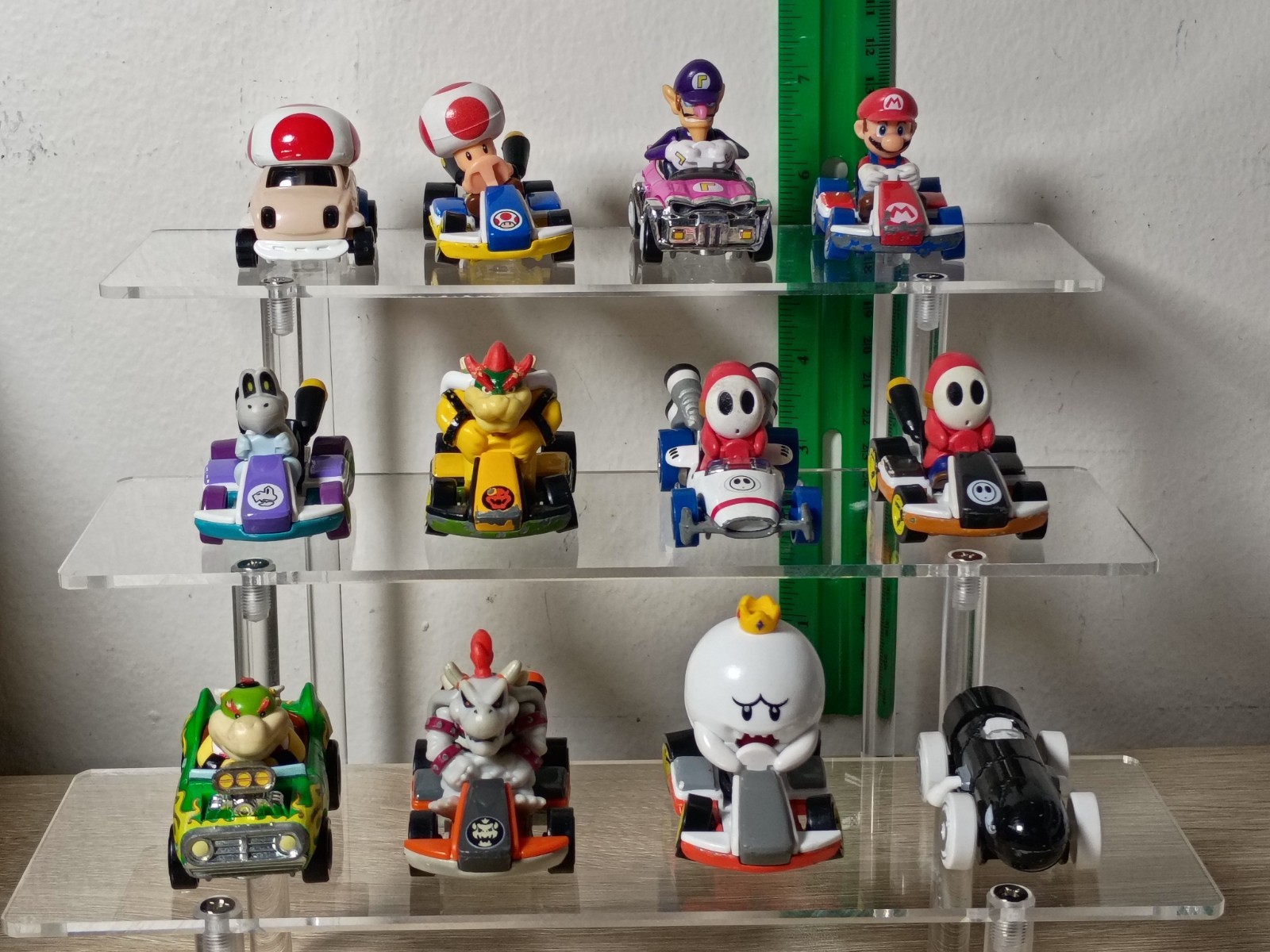 DRY BOWSER 12-PK Super Mario Kart Hot Wheels King Boo Waluigi Dry Bones MORE!
