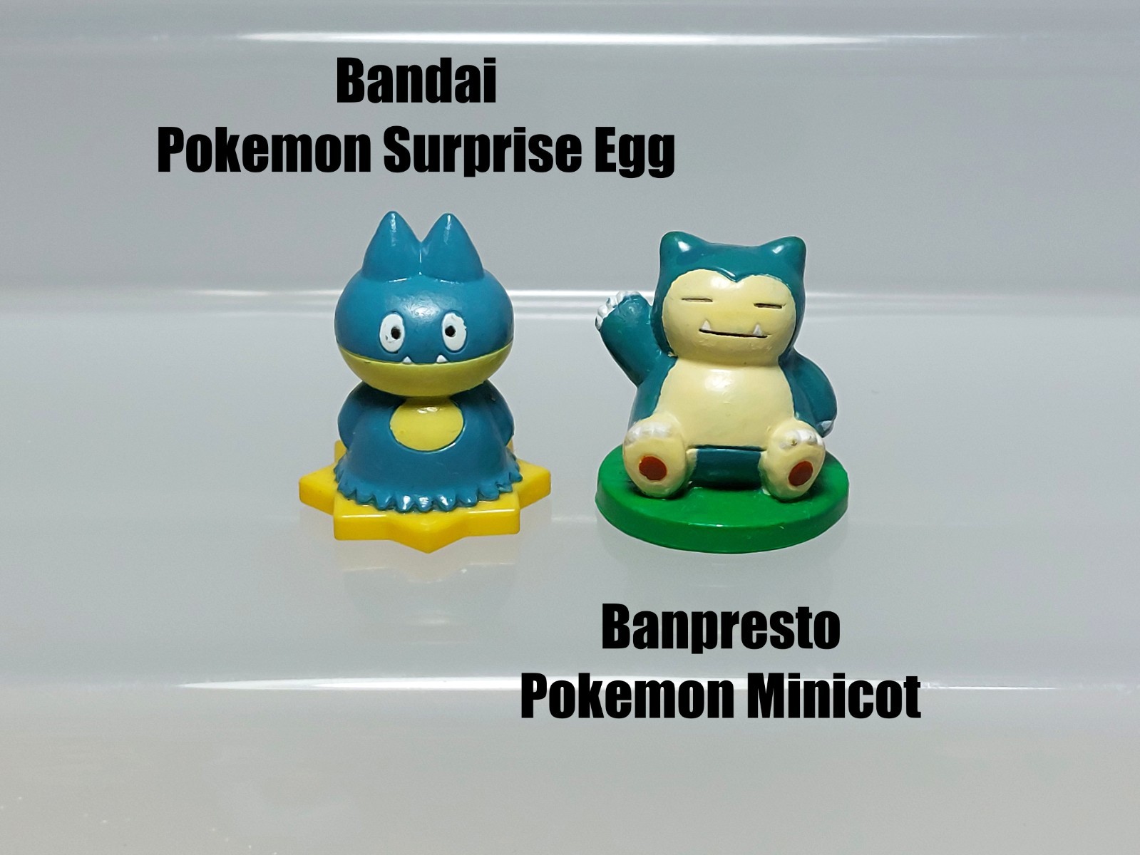 Munchlax Pokemon Surprise Egg Bandai Snorlax Minicot Figure Banpresto 0.8-0.9in