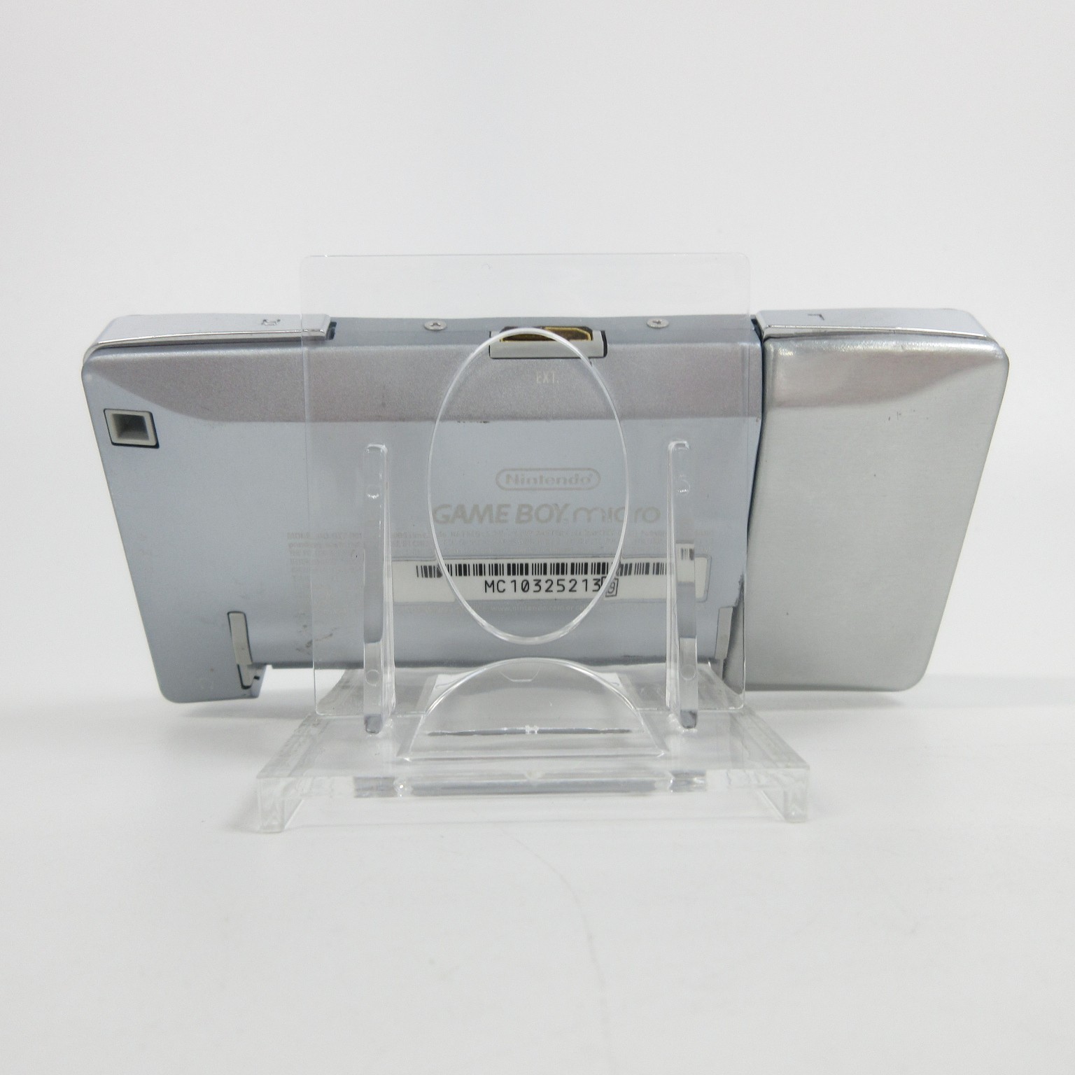 【Very Good】Nintendo GameBoy Micro Silver Console #RET08/0616/03