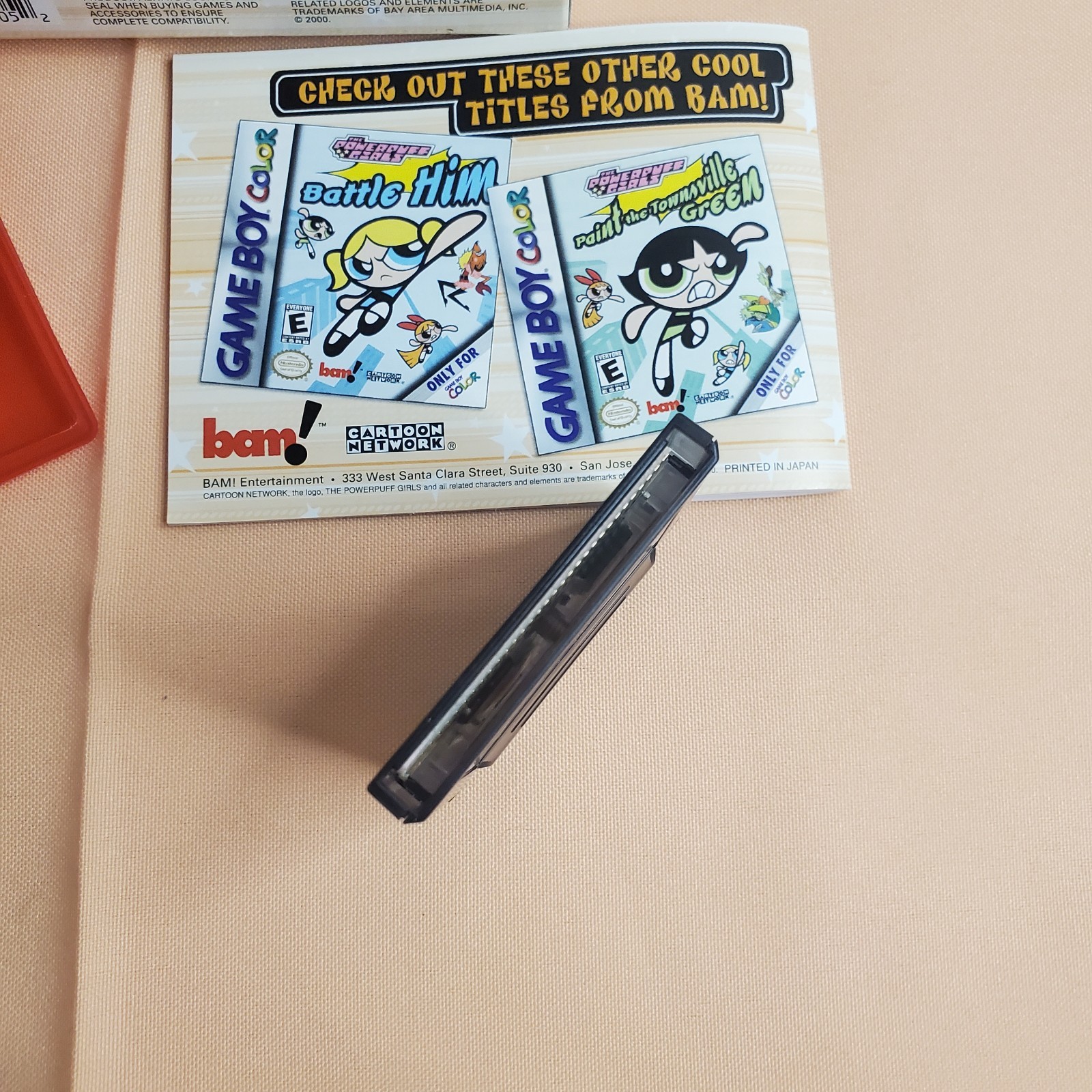 GBC Game: The Powerpuff Girls Bad Mojo Jojo