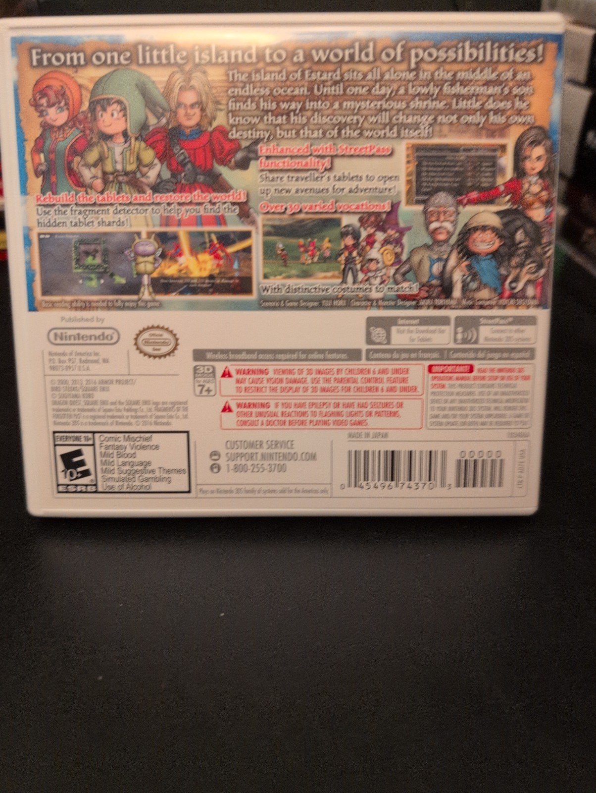 Dragon Quest VII: Fragments of the Forgotten Past – Nintendo 3DS CIB