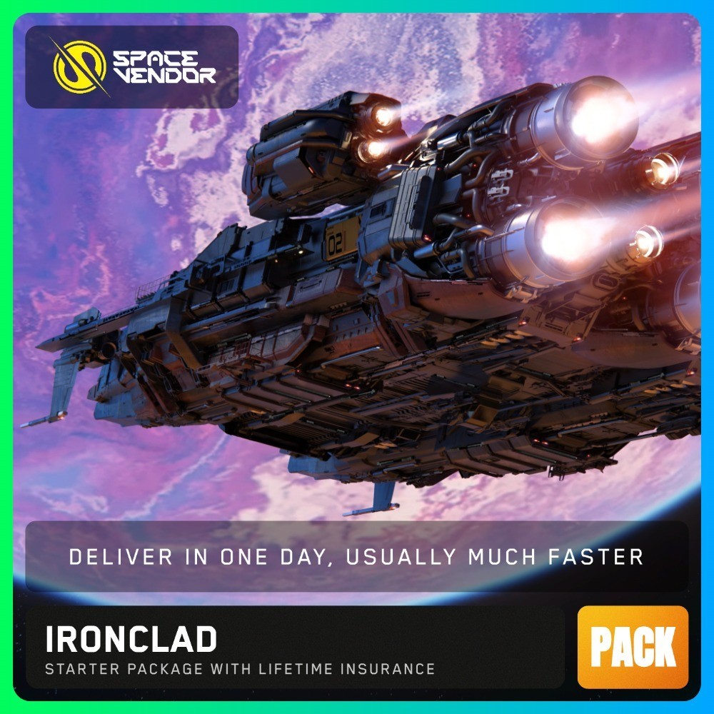 Star Citizen Ironclad LTI Starter Game Pack CCUd – Space Vendor