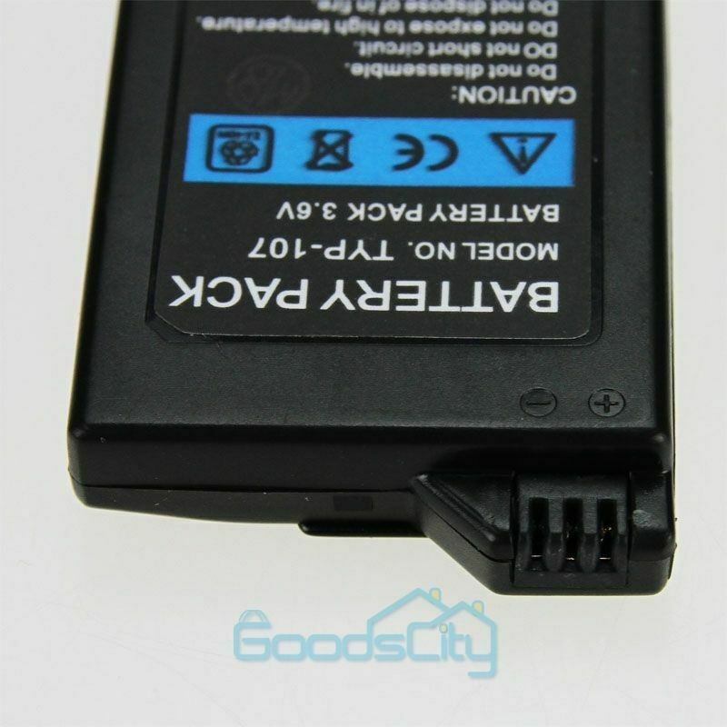 2x 3600mAh 3.6V Rechargeable Battery for PSP 2000/2001/3000/3001/3003 +Charger