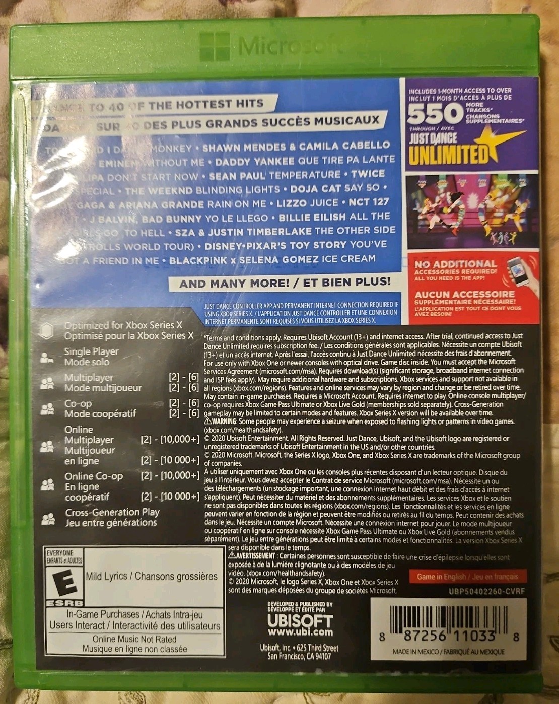 Just Dance 2021 (Xbox One / Xbox Series X) Complete CIB, Very Good