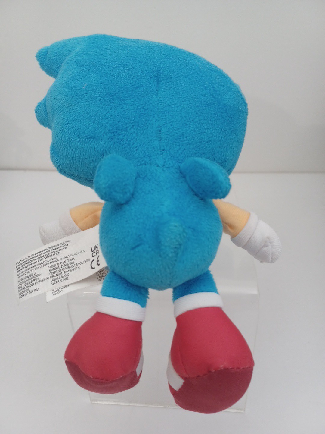 Sonic the Hedgehog Washable Plush Doll Jakks Pacific 2021 Sega