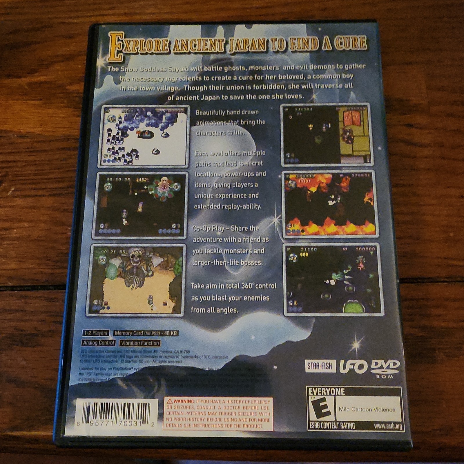 UFO Interactive Heavenly Guardian PS2 2007 E NTSC-U/C Manual Included