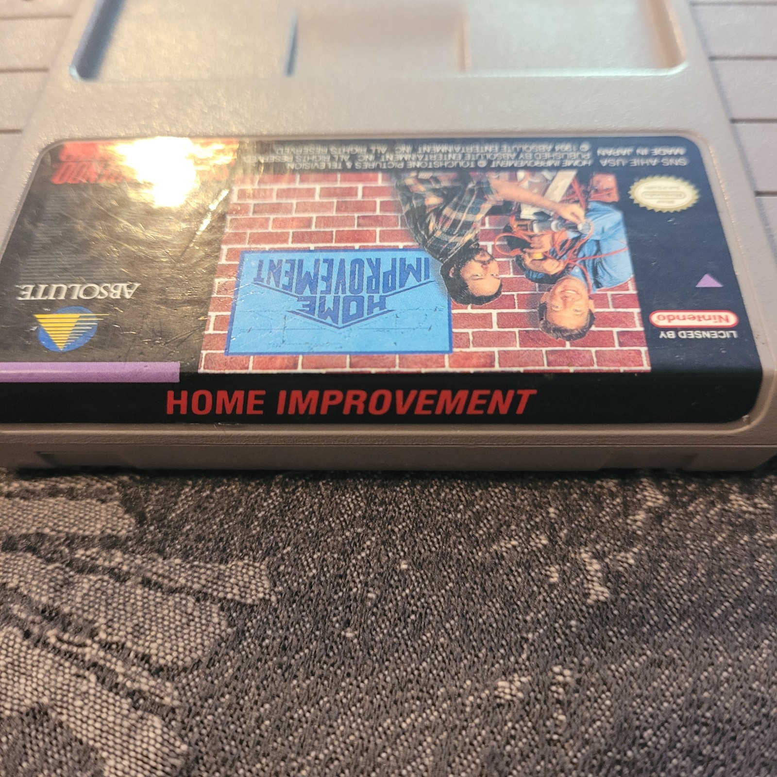 Home Improvement (Super Nintendo SNES, 1994) Authentic Game See Pics