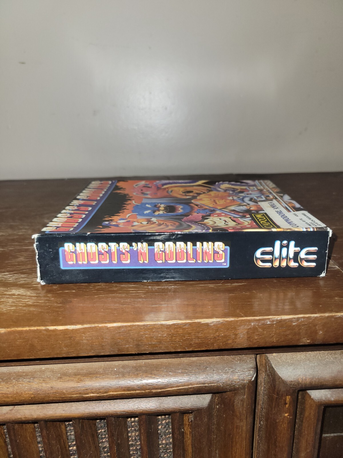 Vintage Ghosts ‘N Goblins Commodore Amiga Elite Big Box CIB Rare Capcom 1990