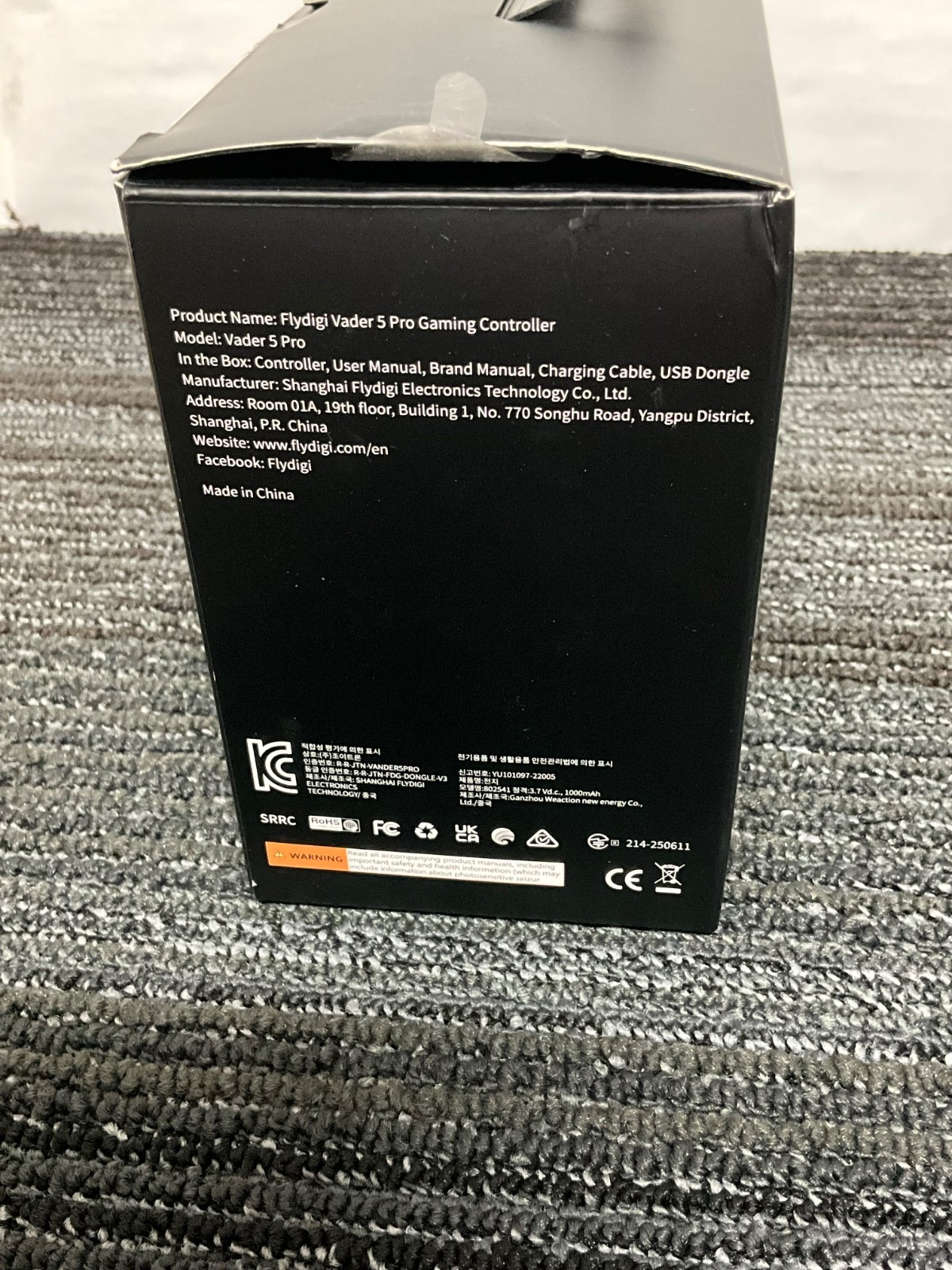Open box FLYDIGI Vader 5 ProWireless Controller – PC/NS/Android/iOS native mode