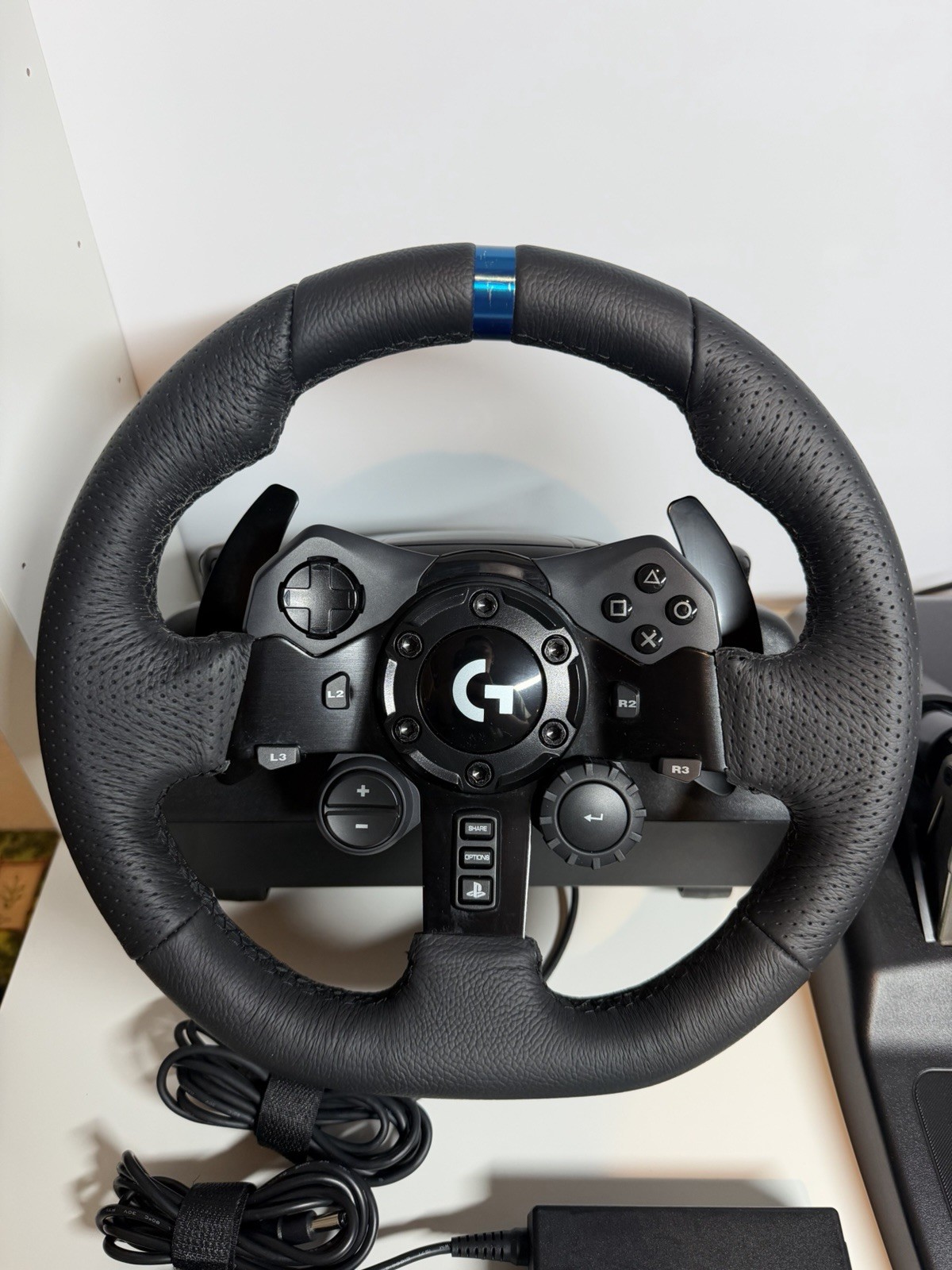 Logitech G923 Racing Wheel and Pedals – Black For Playstation and PC