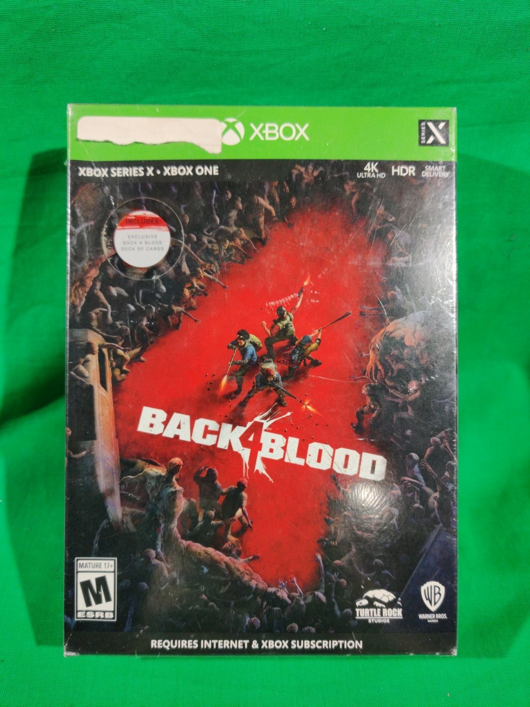 Back 4 Blood Deluxe Edition Box Set Xbox One Series X BRAND NEW FACTORY SEALED