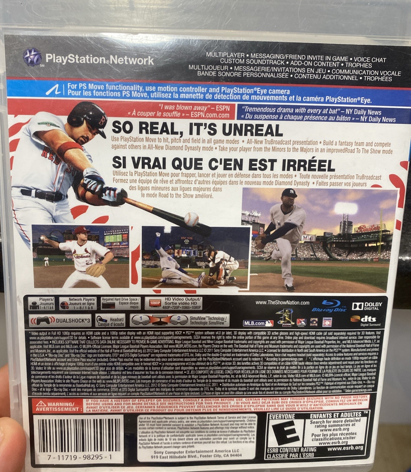 MLB 12: The Show (Sony PlayStation 3 PS3, 2012) CIB Complete Tested