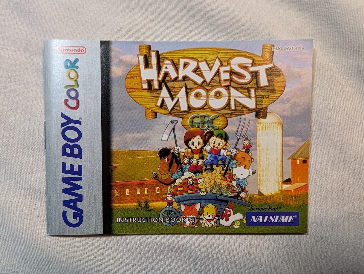 Harvest Moon GBC Game Boy Color CIB Complete w/ Manual – TESTED & SAVES