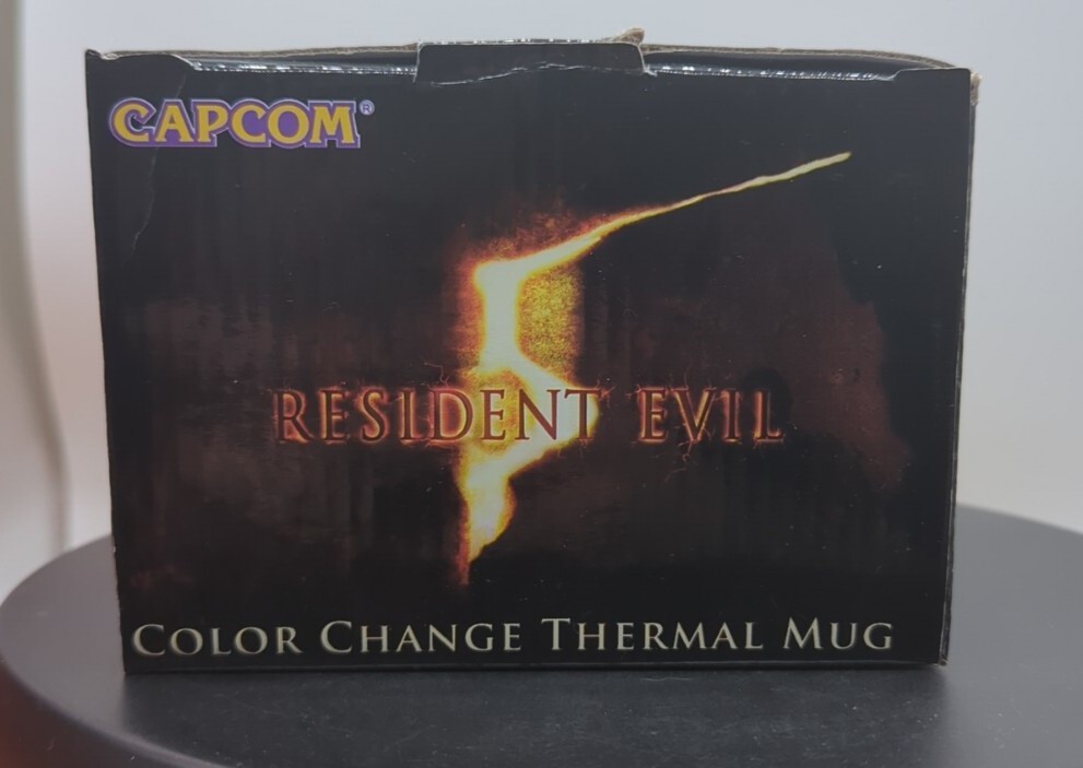 Resident Evil 5 NECA KIJUJU Color Change Thermal Mug Brand New Fresh RARE Capcom