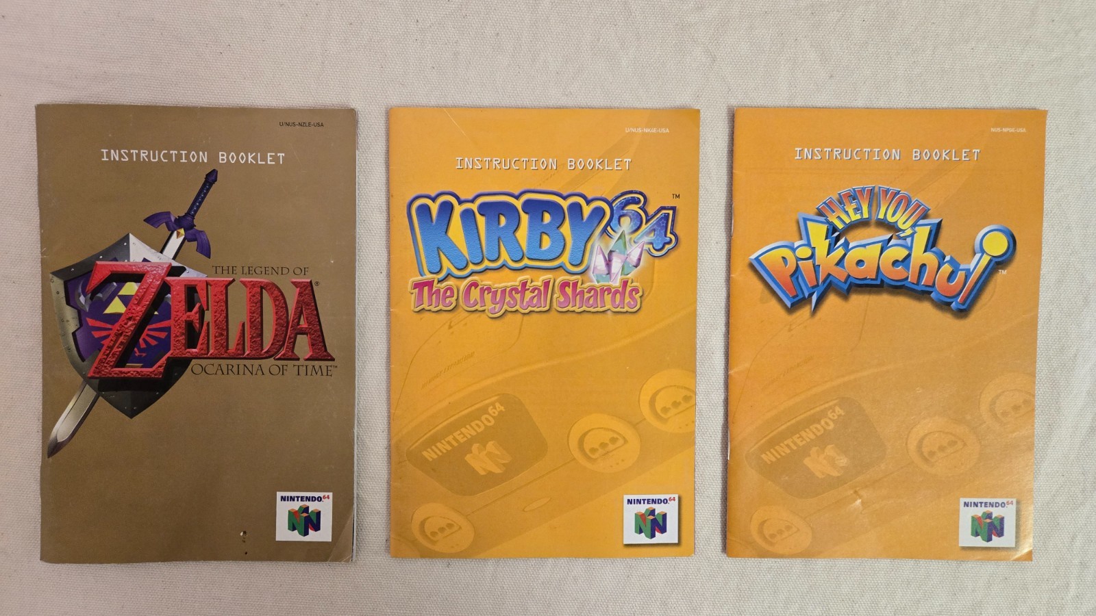 Nintendo 64 Manual Lot – You Pick – ~READ DESCRIPTION~