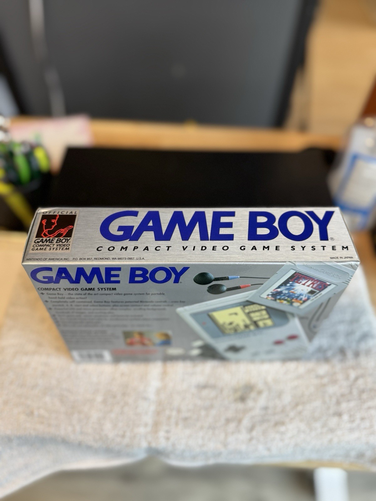 Vintage 1989 Nintendo Game Boy Launch Edition Handheld System – Gray