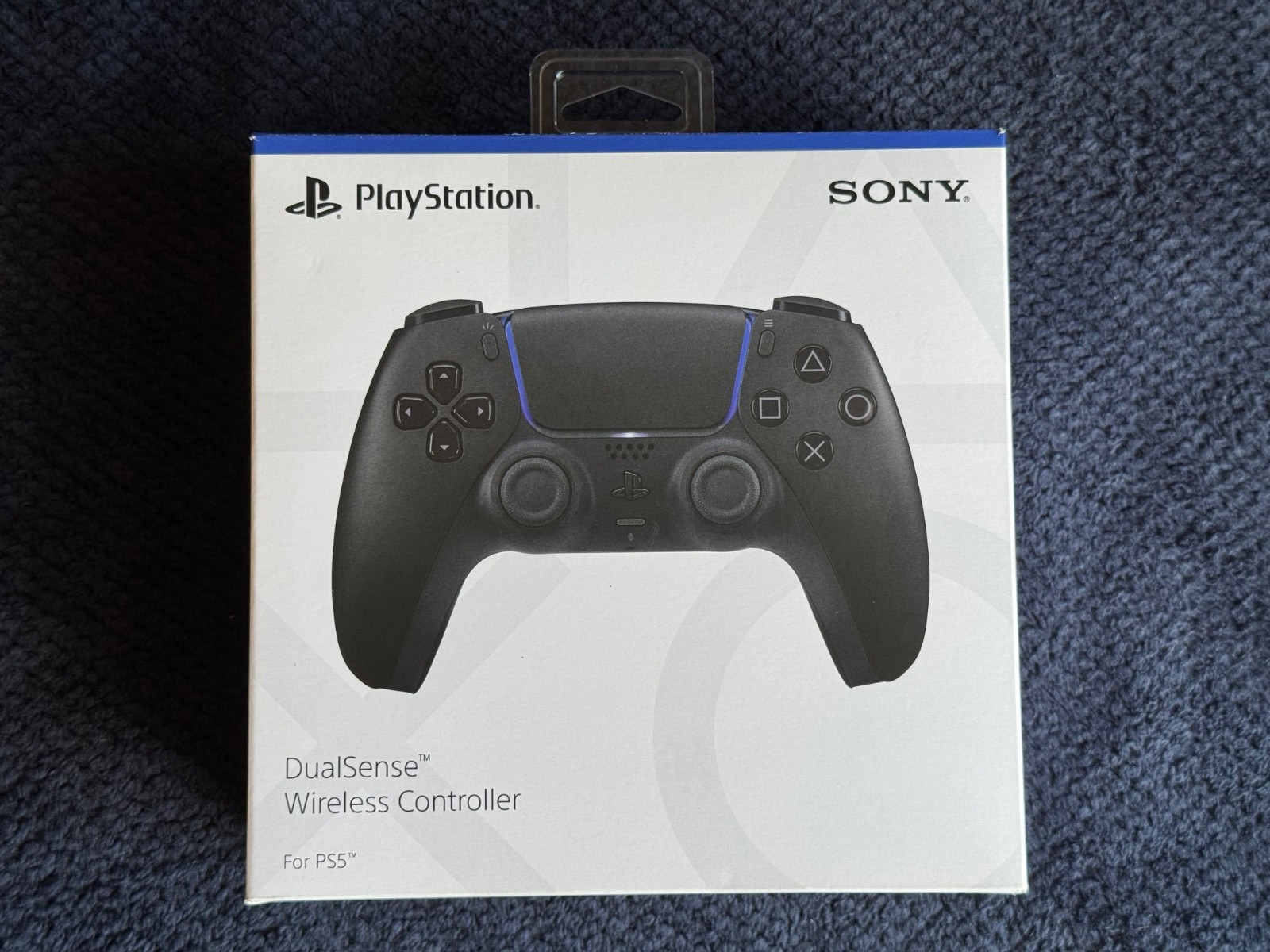 Sony PlayStation PS5 DualSense Controller – Midnight Black – Adult Owned