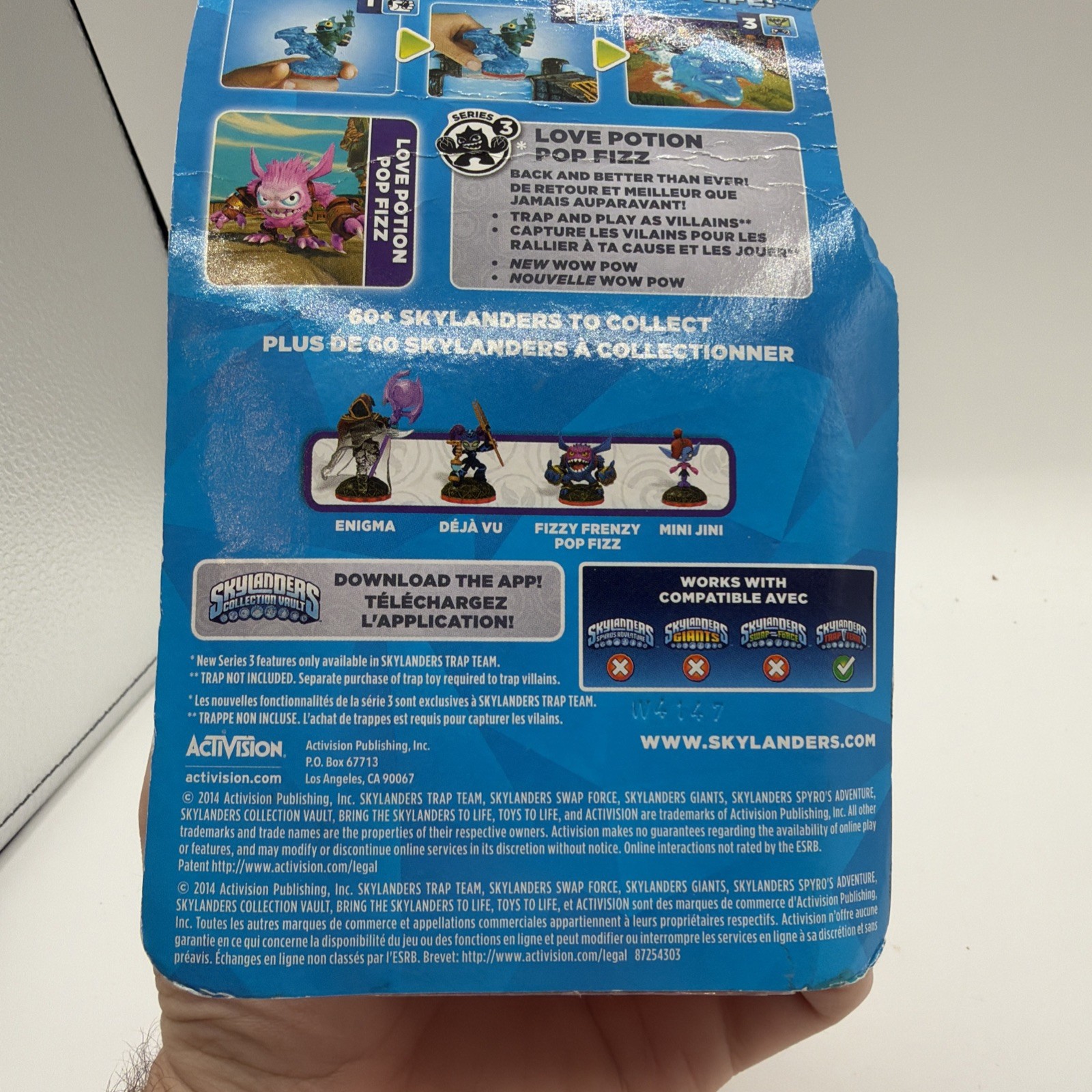 Sealed Skylanders Trap Team Love Potion Pop Fizz See Pics