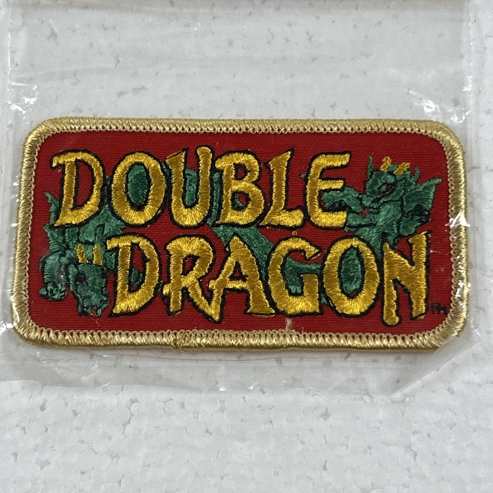 Vintage 1989 Double Dragon Power Patch Collectors Edition NES Iron On Made USA