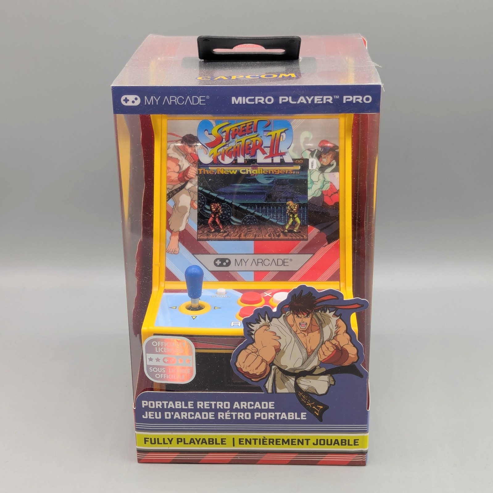 New My Arcade Super Street Fighter II Micro Player Pro 6.75″ Mini Arcade Game