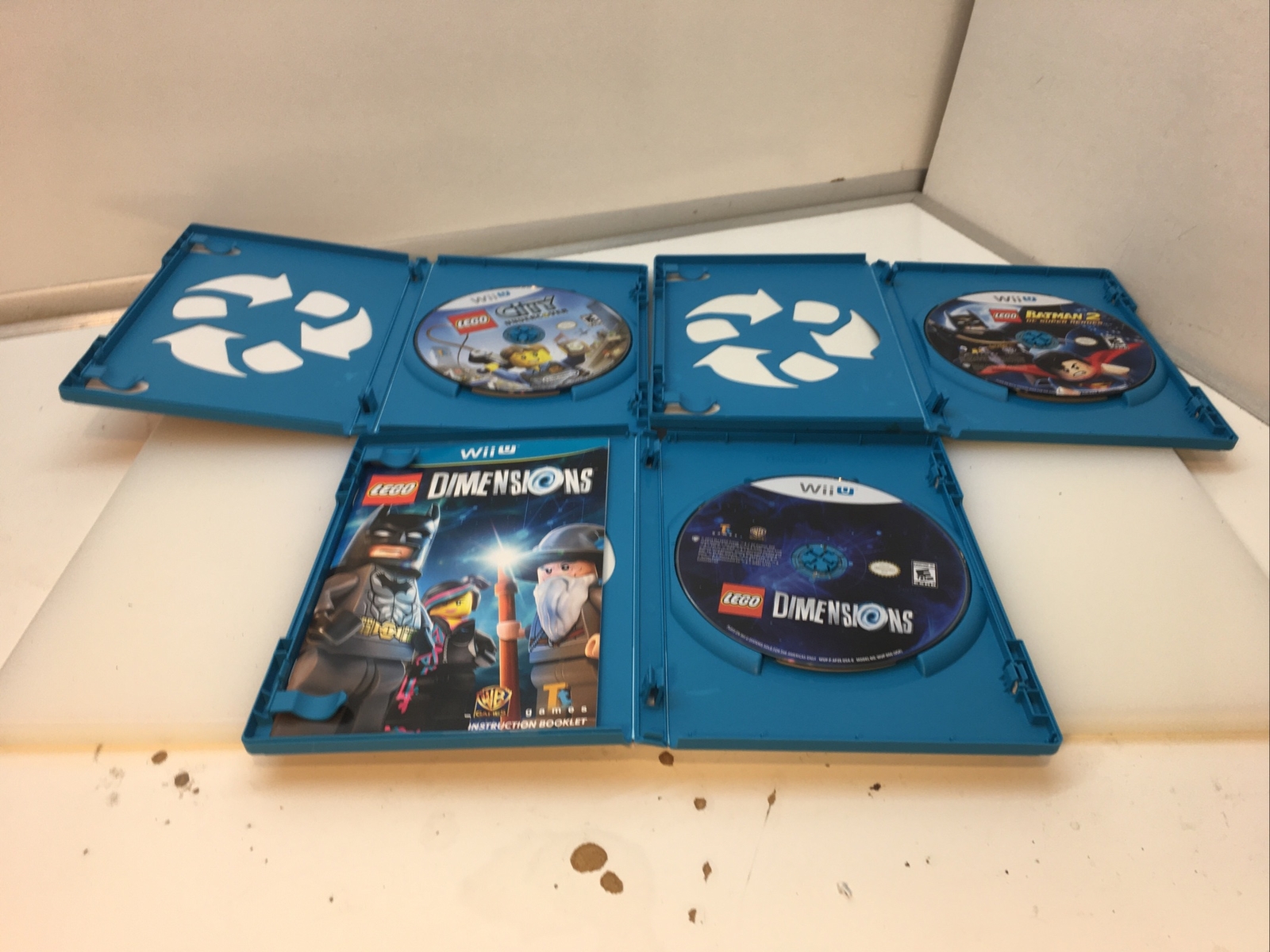 Lot of 3 Nintendo WiiU Wii U Lego Batman 2, Lego City Undercover, Dimensions