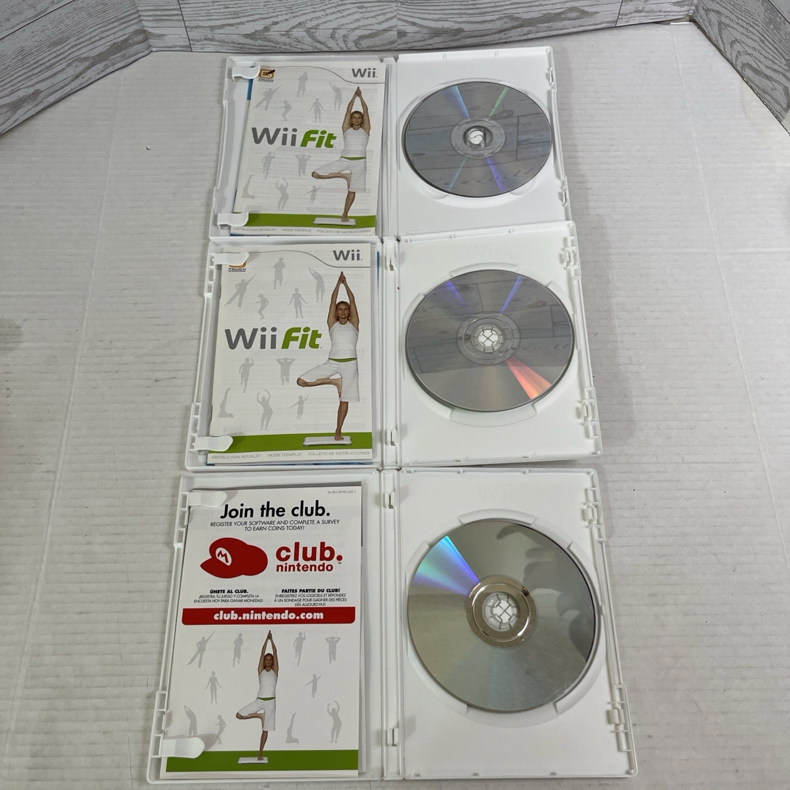 Lot of 8 Nintendo Wii Games Barbie Dora Wii Fit Plus Puzzle Deal or No Deal.