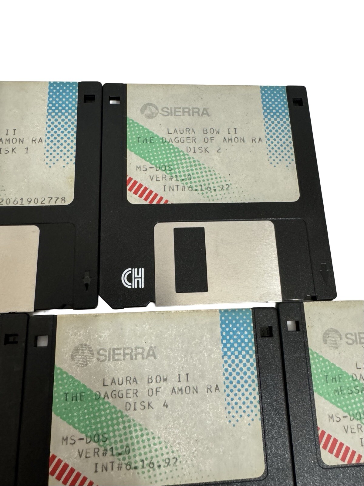 Laura Bow II: The Dagger of Amon Ra PC 3.5in Disks Sierra 1992