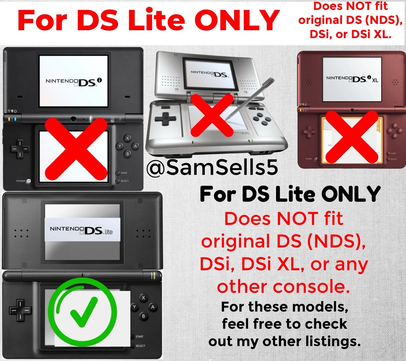 Replacement Stylus for Nintendo DS Lite – Choose your Color!