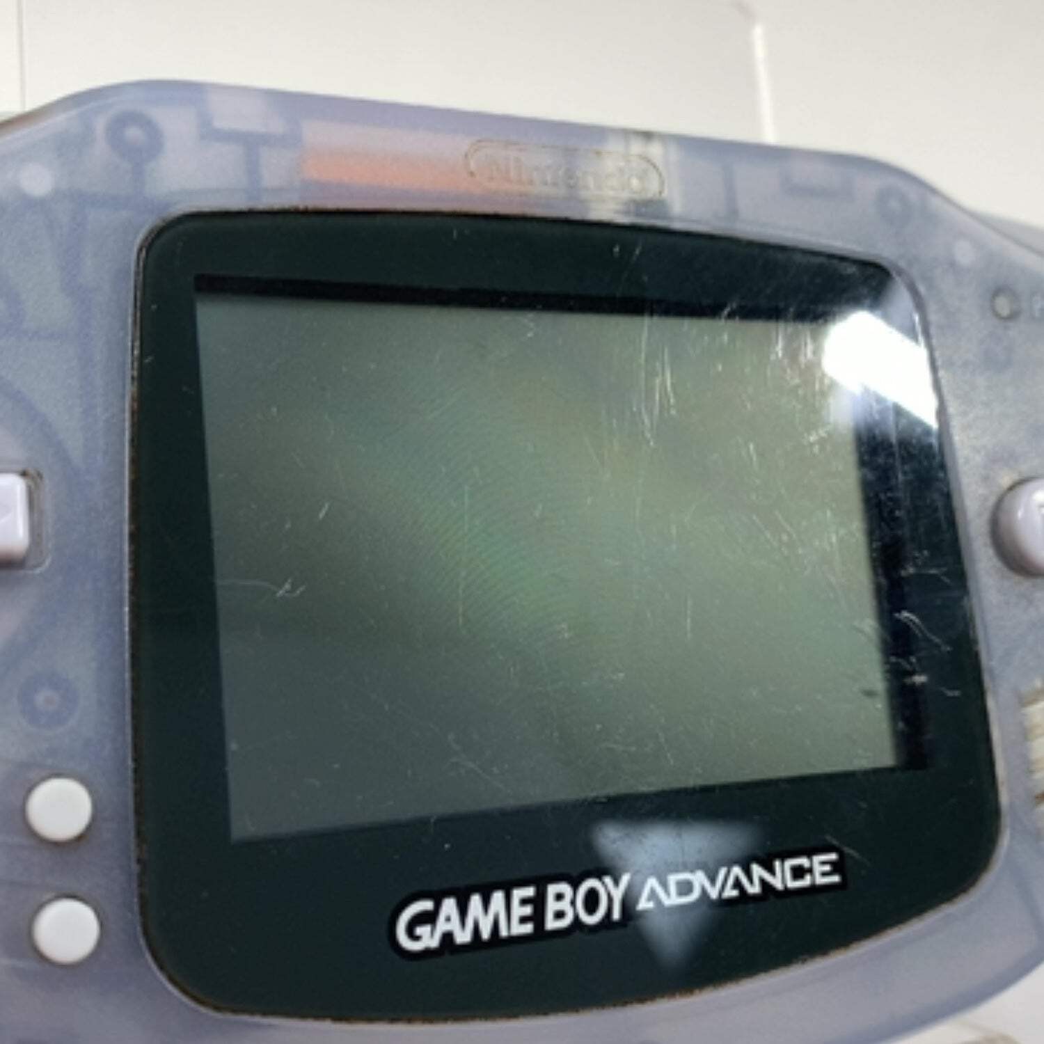 Nintendo Game Boy Advance Handheld Game Console Only AGB-001 Clear