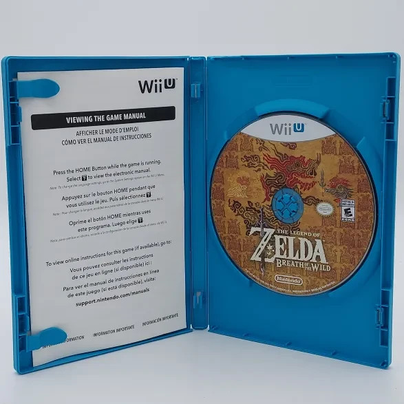 RARE MISPRINT Breath Of The Wild for Wii U