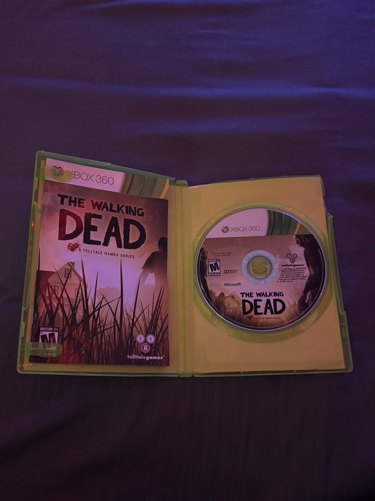 Walking Dead: A Telltale Games Series (Xbox 360, 2012) Complete Tested Working
