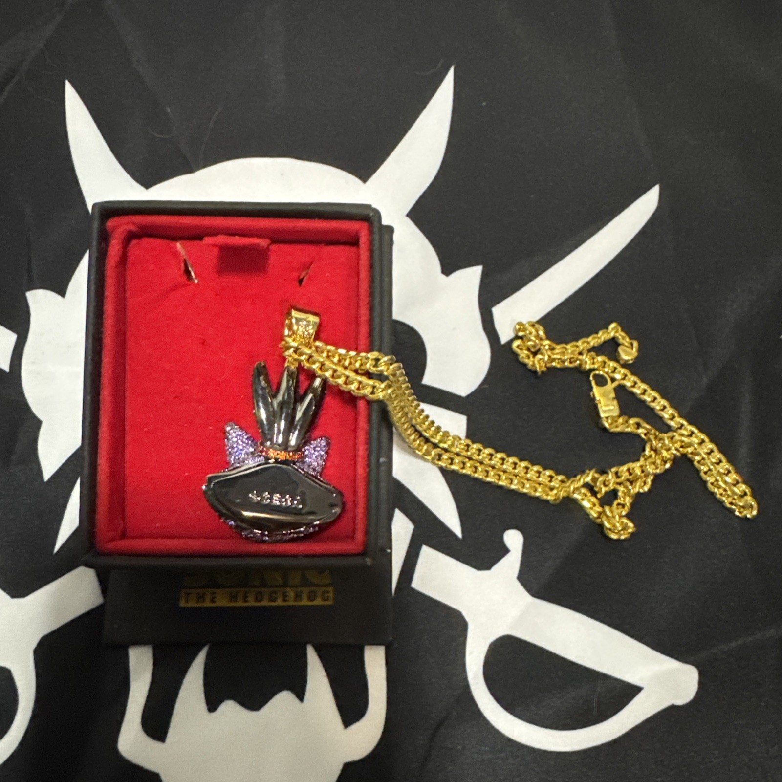 Sonic The Hedgehog King Ice Chain Necklaces Tails, Knuckles, Amy, And Blaze
