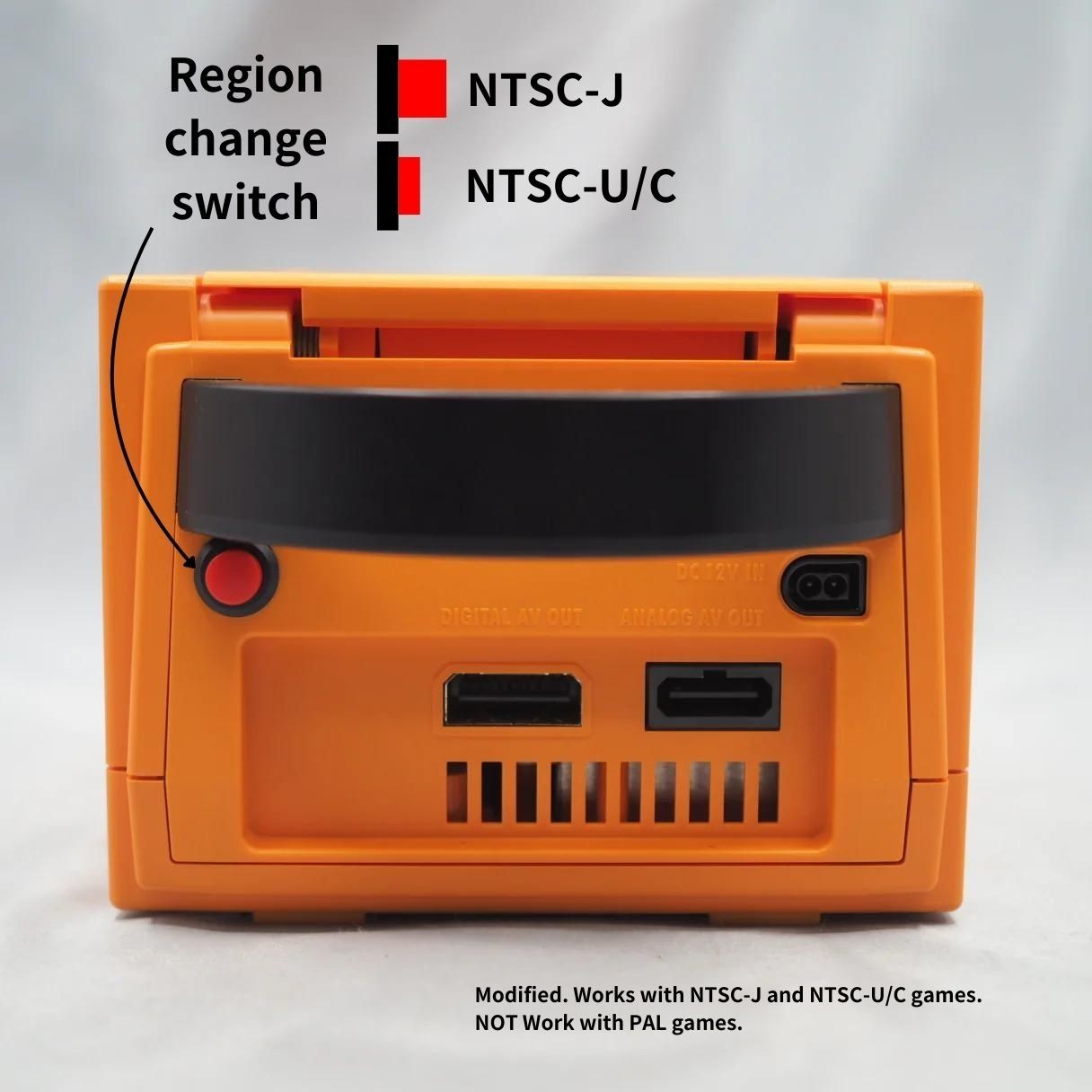 Nintendo GameCube Console System Orange + Game Boy Player Enjoy Plus Pack Boxed