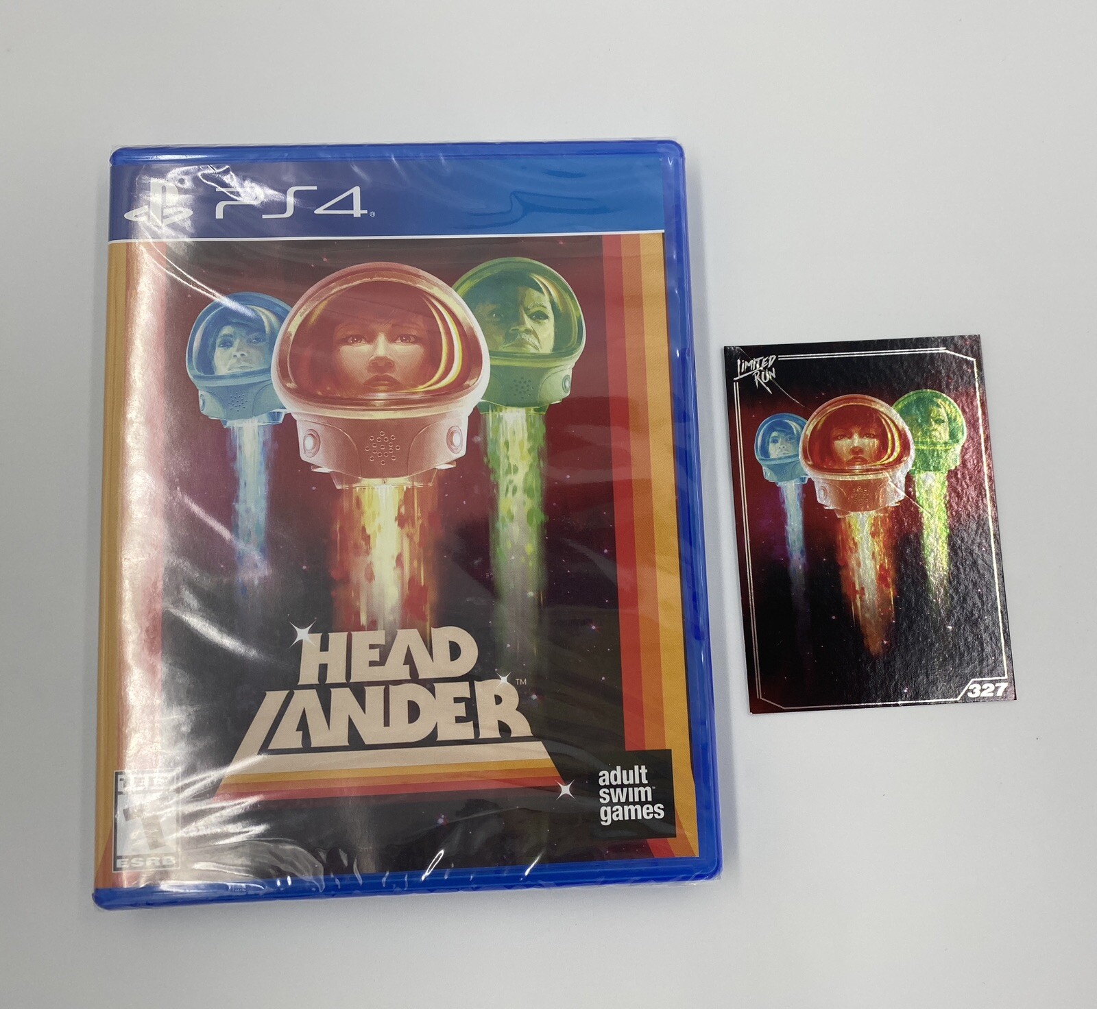 NEW Head lander + Card PS4 Limited Run LRG Adult Swim Games PlayStation 4