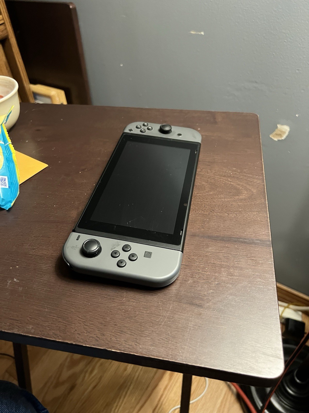 Nintendo Switch OG Grey Console BUNDLE + Controllers / CASES / DOCK / No Cables
