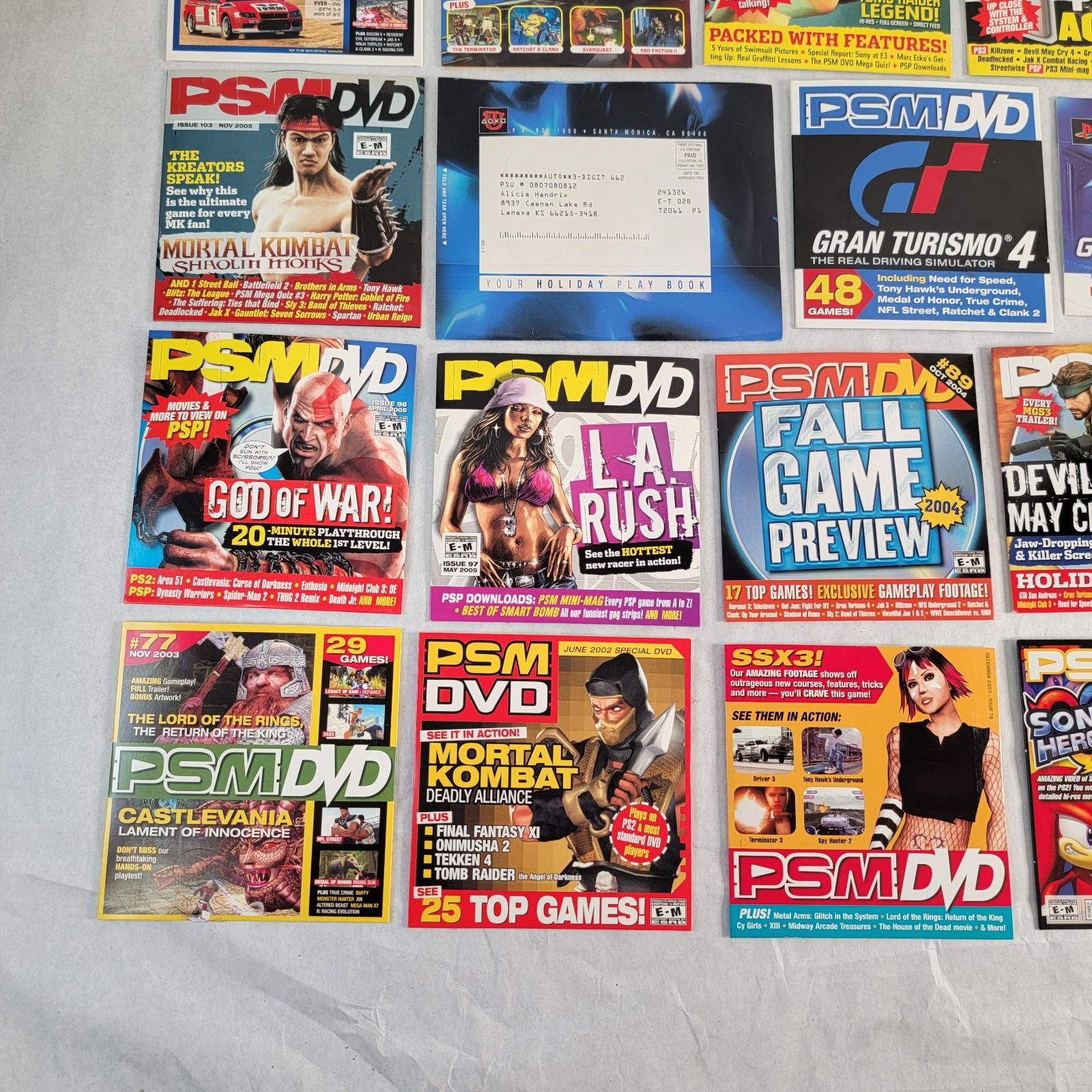 Lot of 18 Playstation Demo Discs Original PlayStation Magazine w/ Holiday Bonus