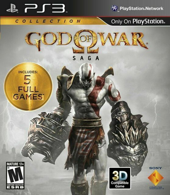 Gods of War Saga Ps3. Sony PlayStation 3 Never Opened. 5 Full Games Included Ps3