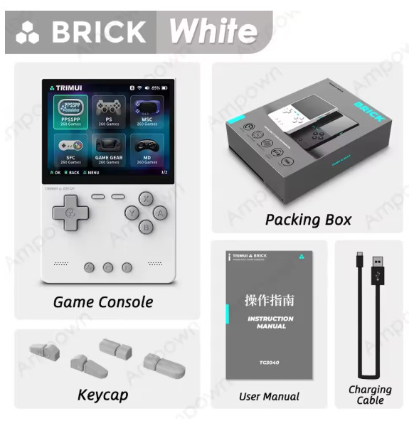 TRIMUI BRICK Handheld Game Console 3.2” IPS Screen Linux System