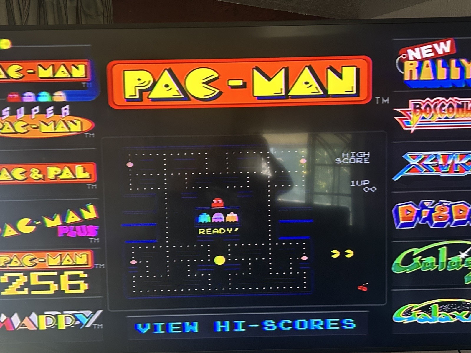 NAMCO Bandai PAC-MAN TV Plug N Play 12-in-1 Video Game Joystick Controller