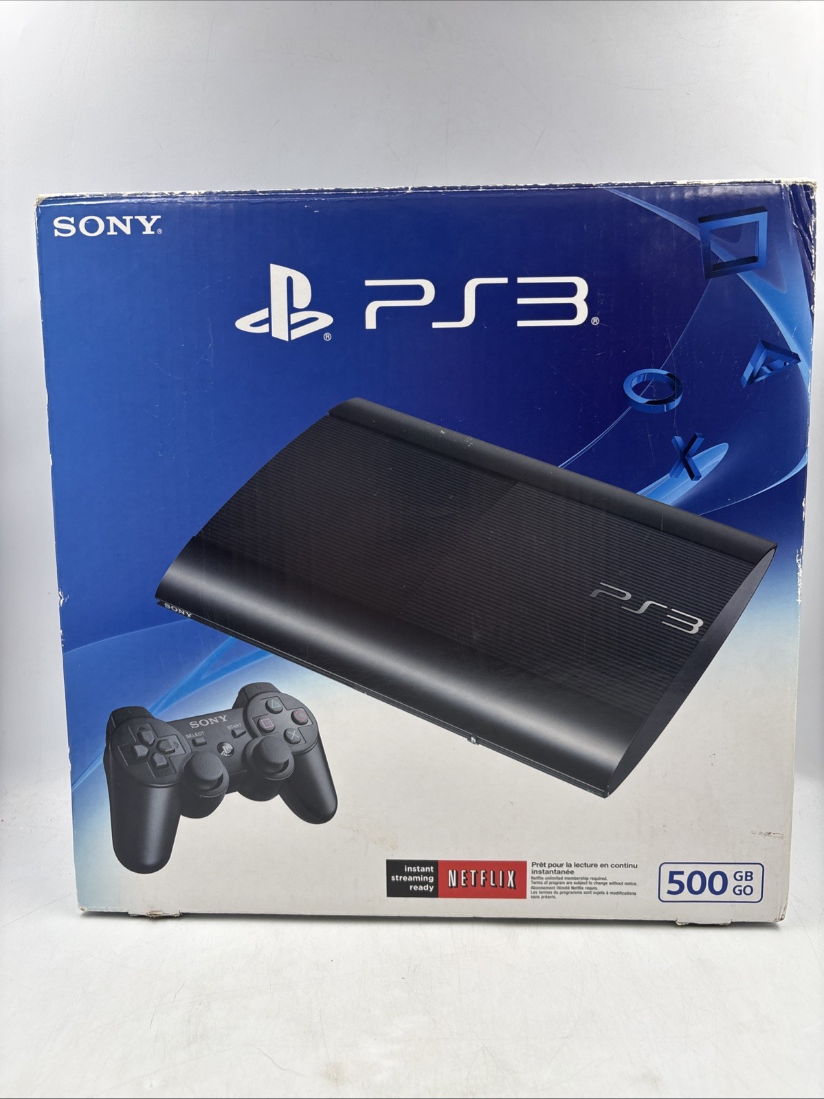 PlayStation PS3 CECH-4301C 500GB Bundle 9 Games, Controller, Cables, Box Tested