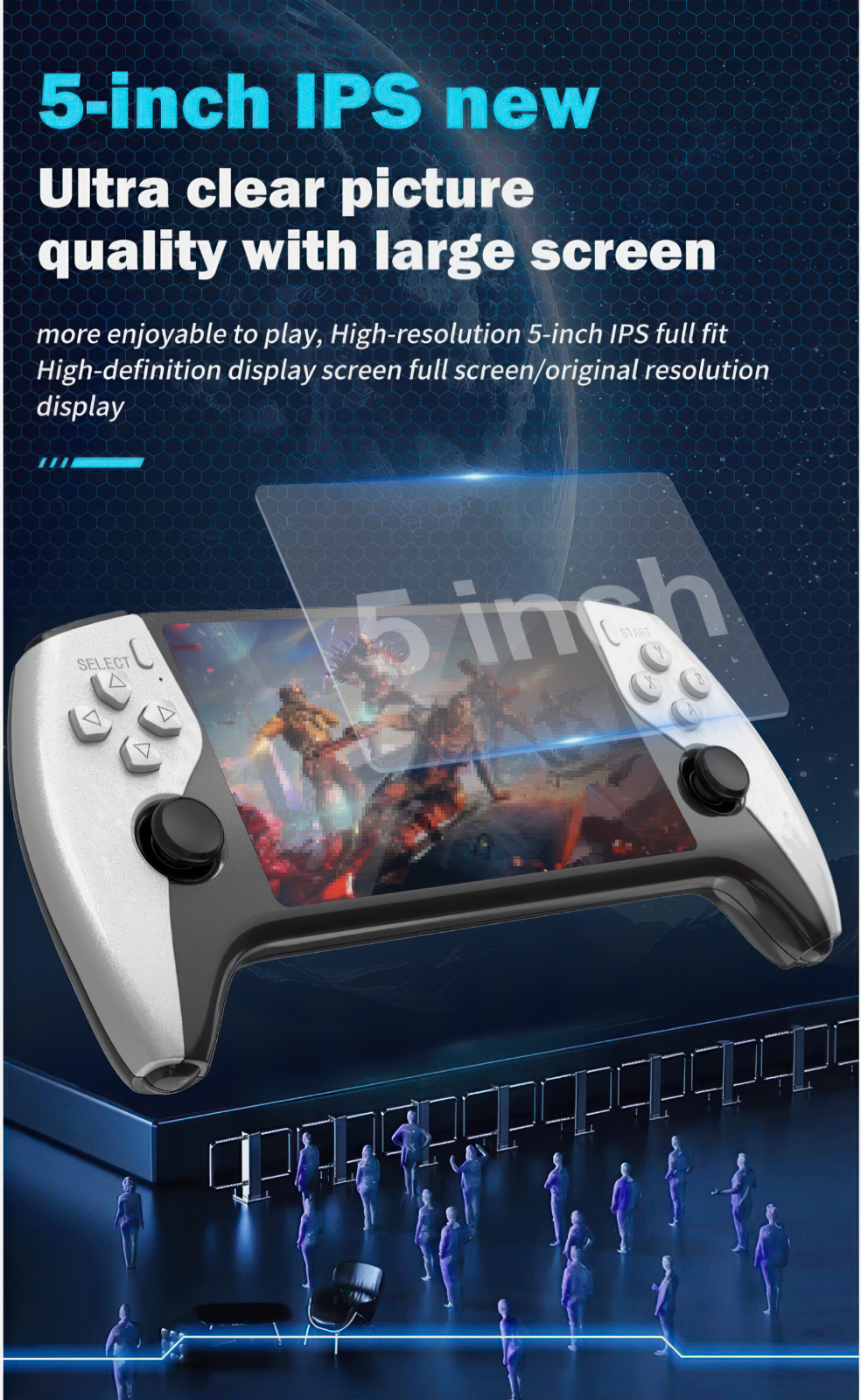 SF3500 Handheld Game Console 5″ Inch IPS Screen 22959 Video Games 🔥🐲🔥