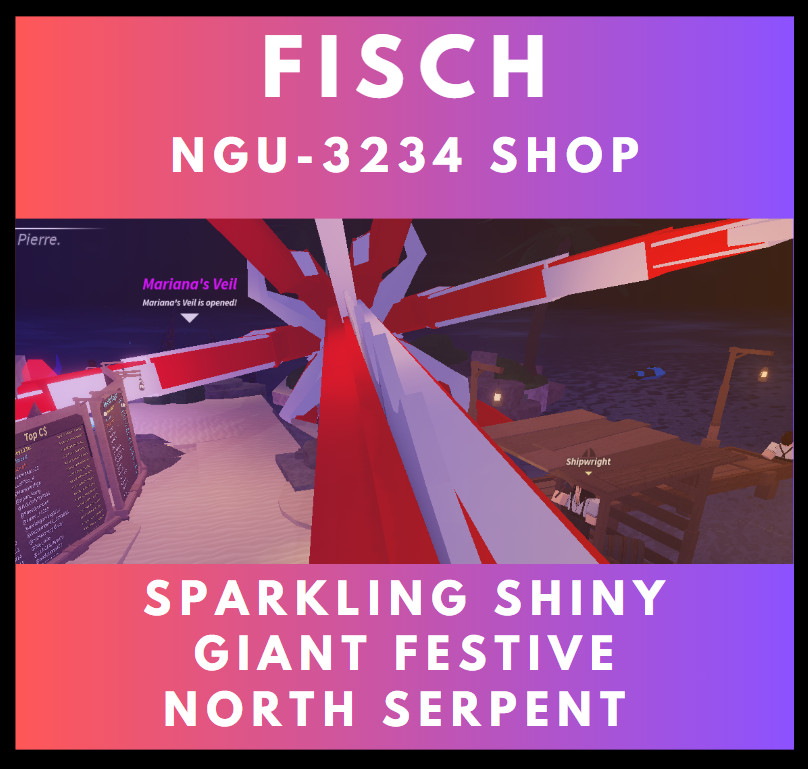 [💎] Roblox Fisch -Sparkling Shiny Festive Giant Northstar Serpent- CHEAPEST –